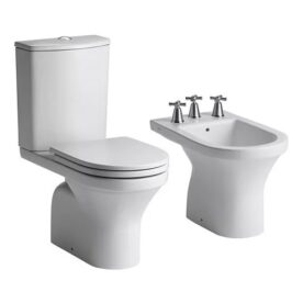 Combo Inodoro Deposito Bidet Ferrum Varese