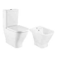 Combo de sanitarios Roca Gap inodoro, deposito y bidet
