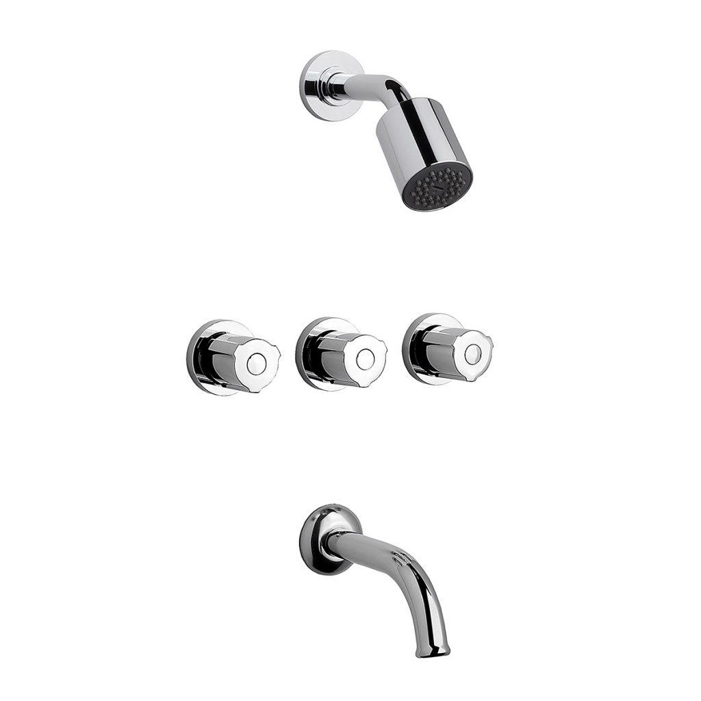 0103_C7-CR-RADAL-1 Griferia FV para bañera y ducha 0103/C7 Radal - Imagen 1