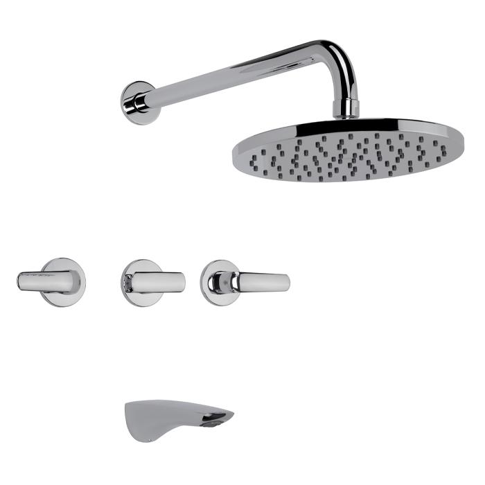 0103_L2-CR-EPUYEN Griferia FV para bañera y ducha 0103/L2 Epuyén - Imagen 1