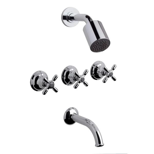 LLUVIAB2 Griferia FV para bañera y ducha 0103/B2P Newport Plus - Imagen 1