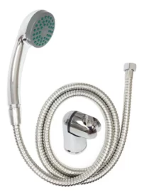 Duchador De Mano Cromado Con Soporte Y Flexible