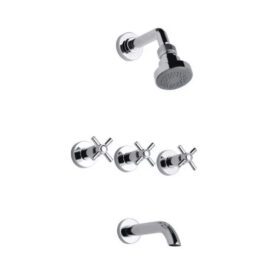 Griferia de Lluvia para Baño Roca Milva