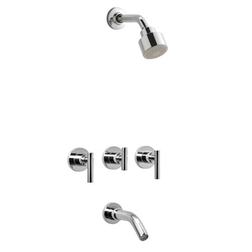 Griferia Peirano para bañera y ducha Adra