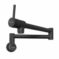 Monocomando Peirano para cocina Marbella Rebatible 52-121 Black