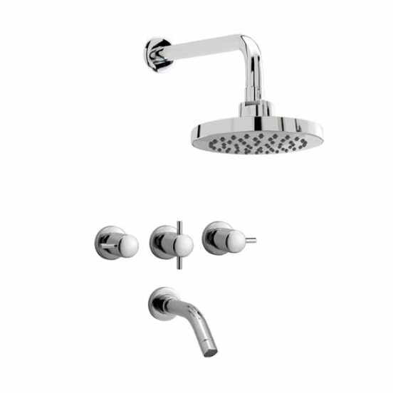 Griferia Peirano para bañera y ducha Marbella