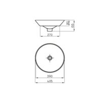 Lavatorio Apoyo Bacha Ferrum Tori Conica - Imagen 2