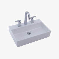 Bacha Baño Gulliart Roma 3 Agujeros 48 cm x 32 cm