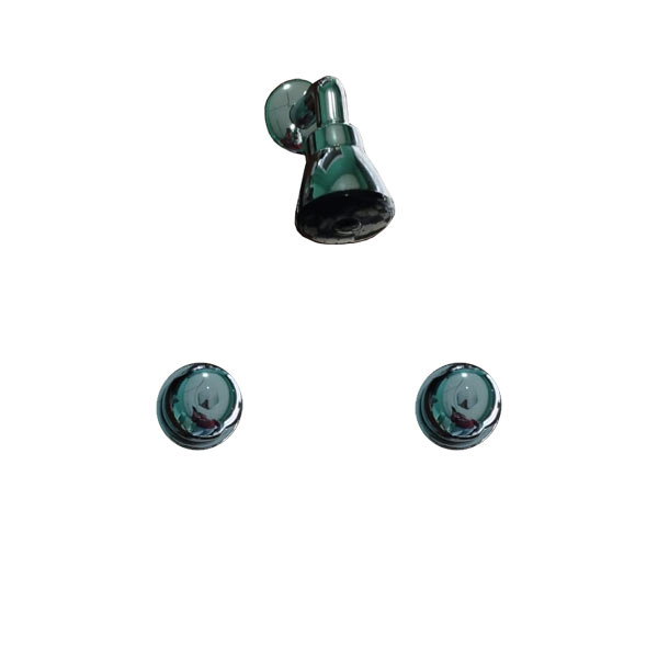 roca lluvia 2 llaves LIQUIDACION Griferia de Lluvia sin transferencia Roca Chrimax Flash Cromo - Imagen 1