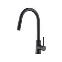 Griferia Monocomando Cocina Pico Extensible Tauro 218 Negro