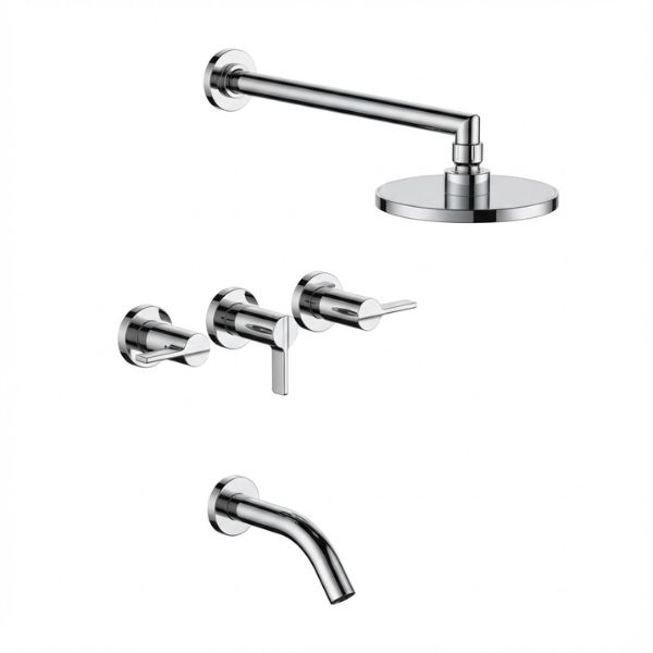 LLUVIA DUCHA FV 103 G8 CROMO Griferia FV para bañera y ducha Lluvia 0103/G8 Mauna Cromo - Imagen 1